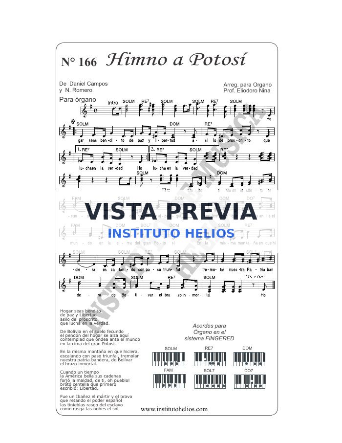 Vista previa de Himno a Potosí